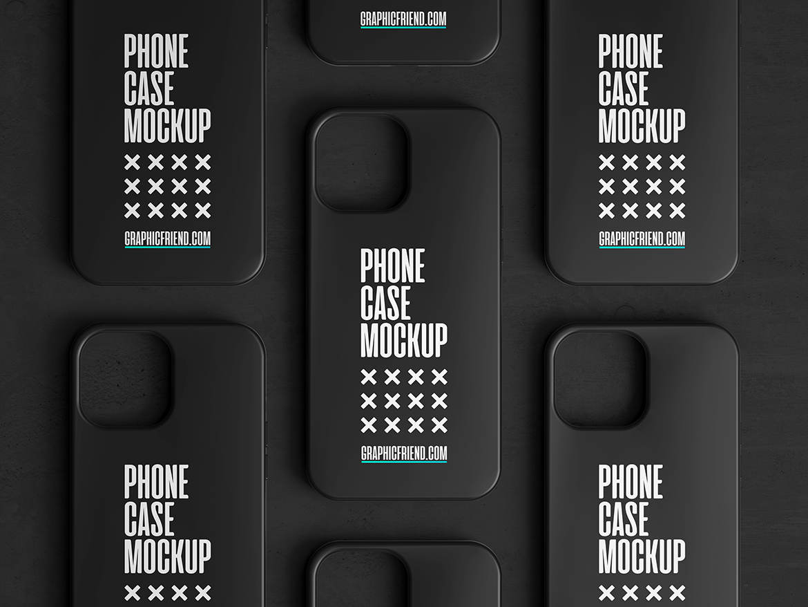 Phone Case Mockup • graphicfriend.com